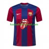 Fußballtrikots FC Barcelona Rolling Stones 2023-2024 Kurzarm Heimtrikotsatz kaufen